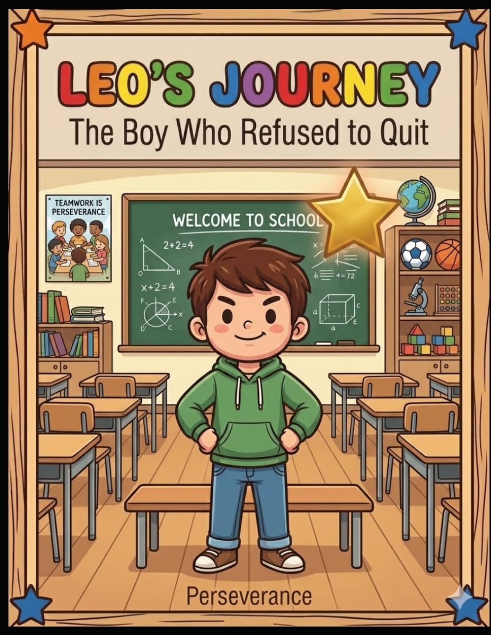 Leo’s Journey Book1: The Boy Who Refused to Quit: An Inspiring Coloring Book About Perseverance for Kids Ages 4–10 (Leo’s Journey Coloring Book Series)