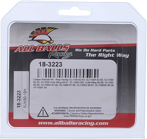 Miniatura 4 de All Balls Kit de reconstrucción de pinzas traseras de carreras 18-3223 compatible conrepuesto para Honda GL1100 1982-1983, GL1100A 1982-1983,