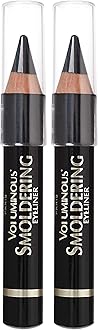 L’Oréal Paris L'Oreal Voluminous Smoldering Eyeliner, Black, 0.056 Oz, 2 Count