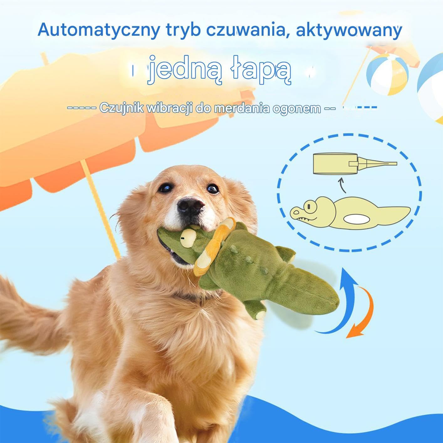 Elektryczne Psie Zabawki Elektryczny gryzak dla szczeniąt, gryzoodporny