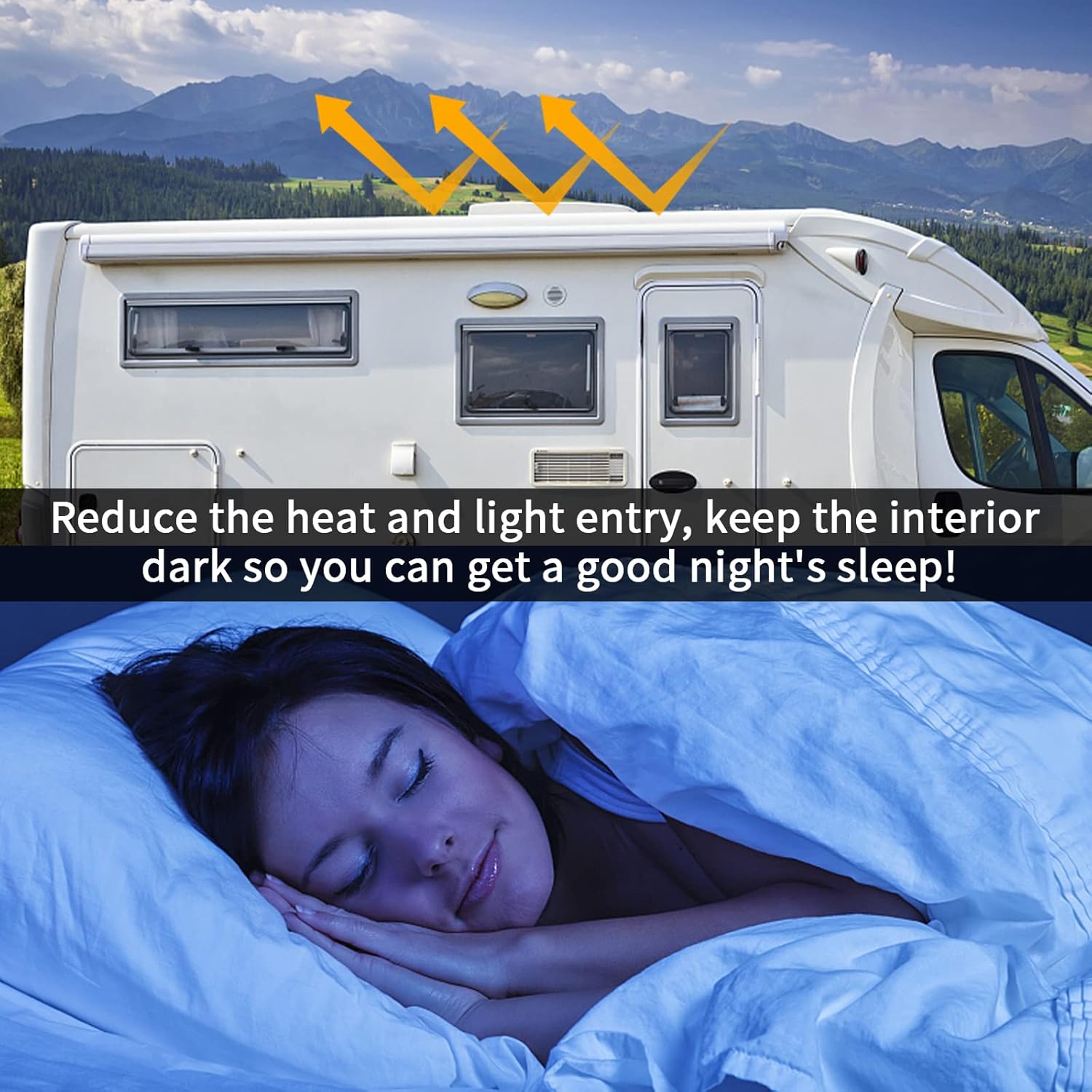 RV Vent Insulator,2-Pack Universal RV Vent Cover with Reflective Surface Camper Skylight Shade Thick Foam Energy Savings,RV Vent Pillow for Inside Camper RV Skylight Insulator,14x14x3 Inch