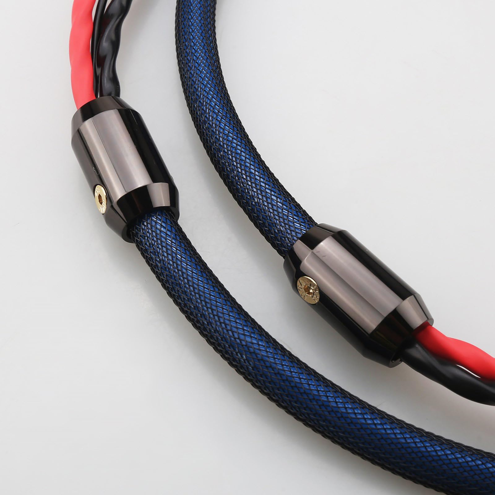 FOLODA Cable giratorio 2RCA con blindaje recubierto de plata, 0,5 m