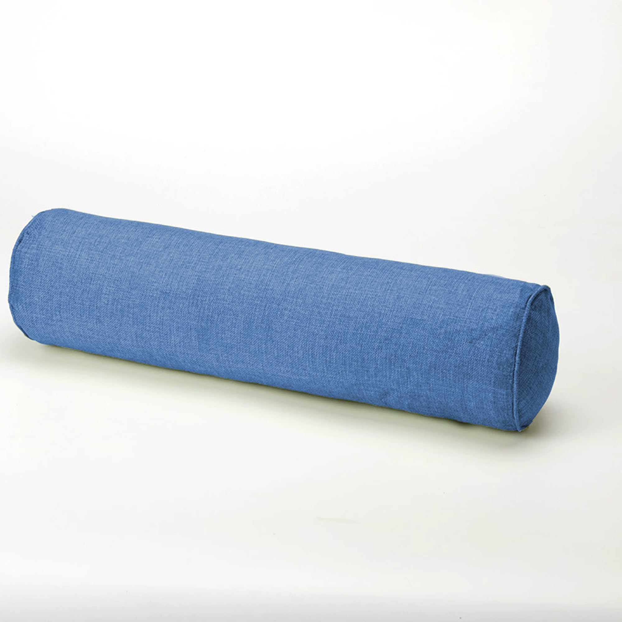 XANAYXWJ Cuscino Rotondo Blu per Letto e Divano - Cuscino di Supporto Lombare 120x20 cm Elegante Cuscino Cilindro da Giardino per Esterni Comodo Accessorio per la Decorazione della Casa