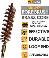 Vista 2 de Cepillos de Ánima de Bronce - Cepillos de Ánima de Calidad Premium para Limpieza y Mantenimiento de Pistolas y Rifles