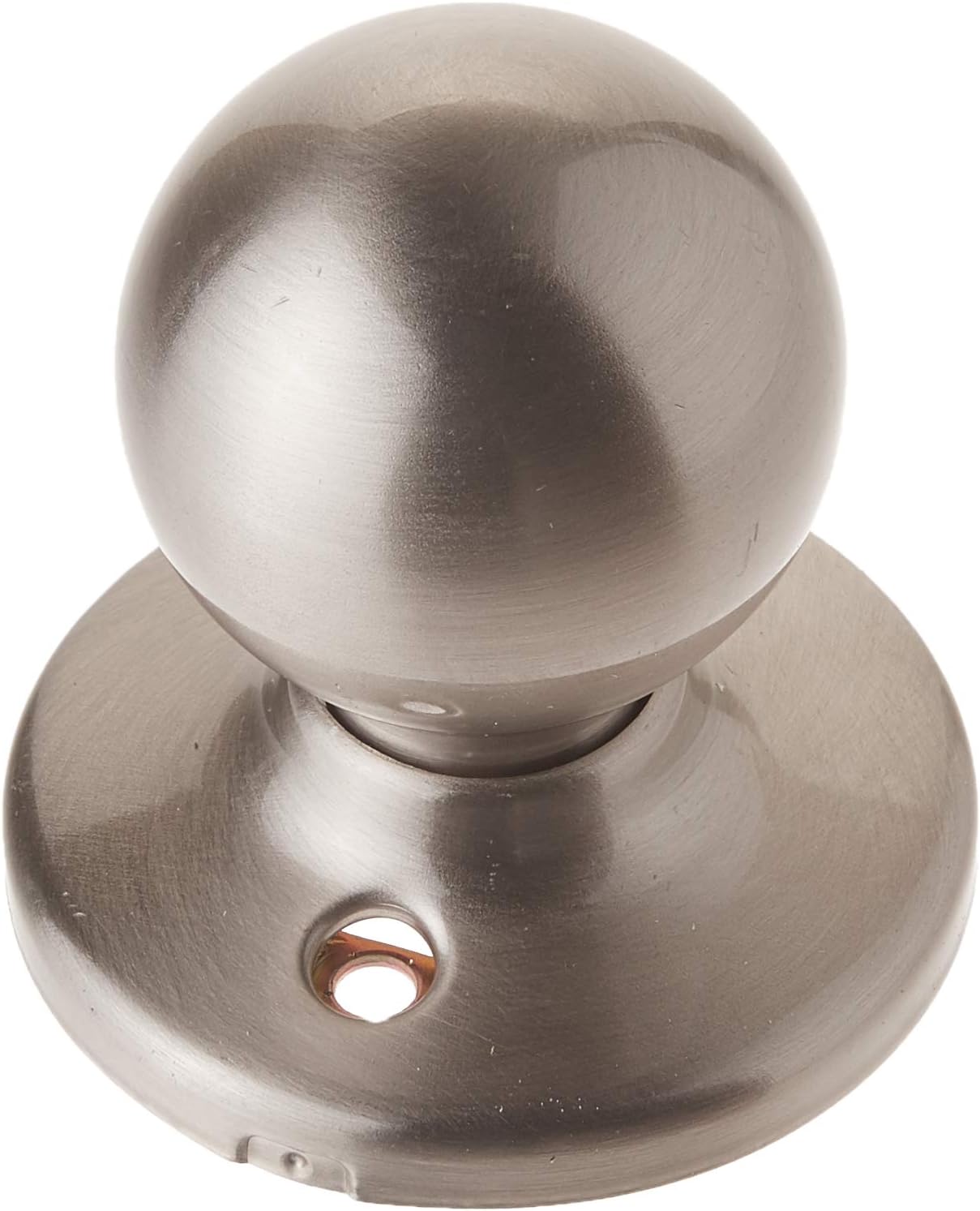 Weiser Yukon Satin Nickel Door Knob, Nonturning Interior Door Handles