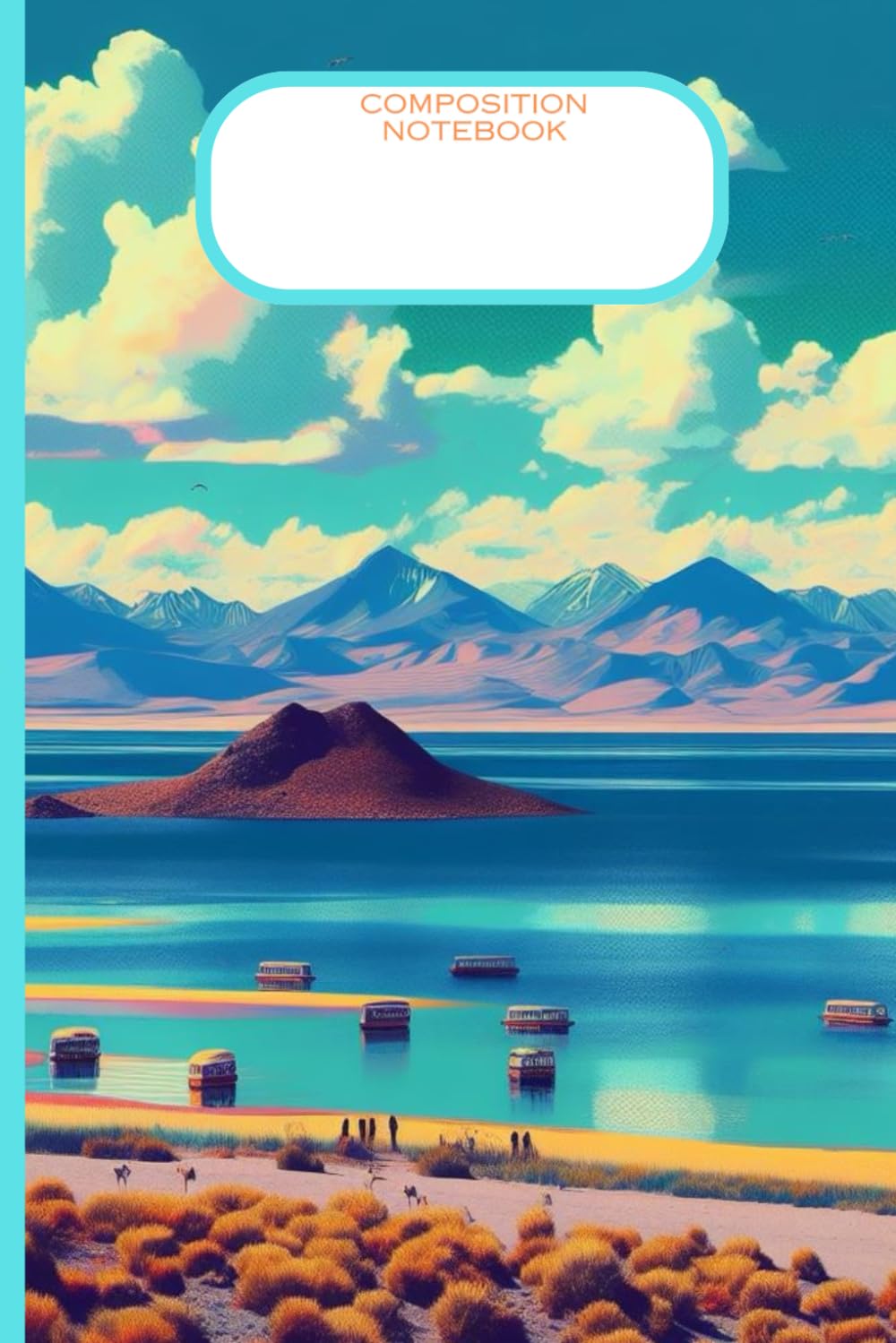 Composition Notebook: New Zealand Nature4 with120 pages