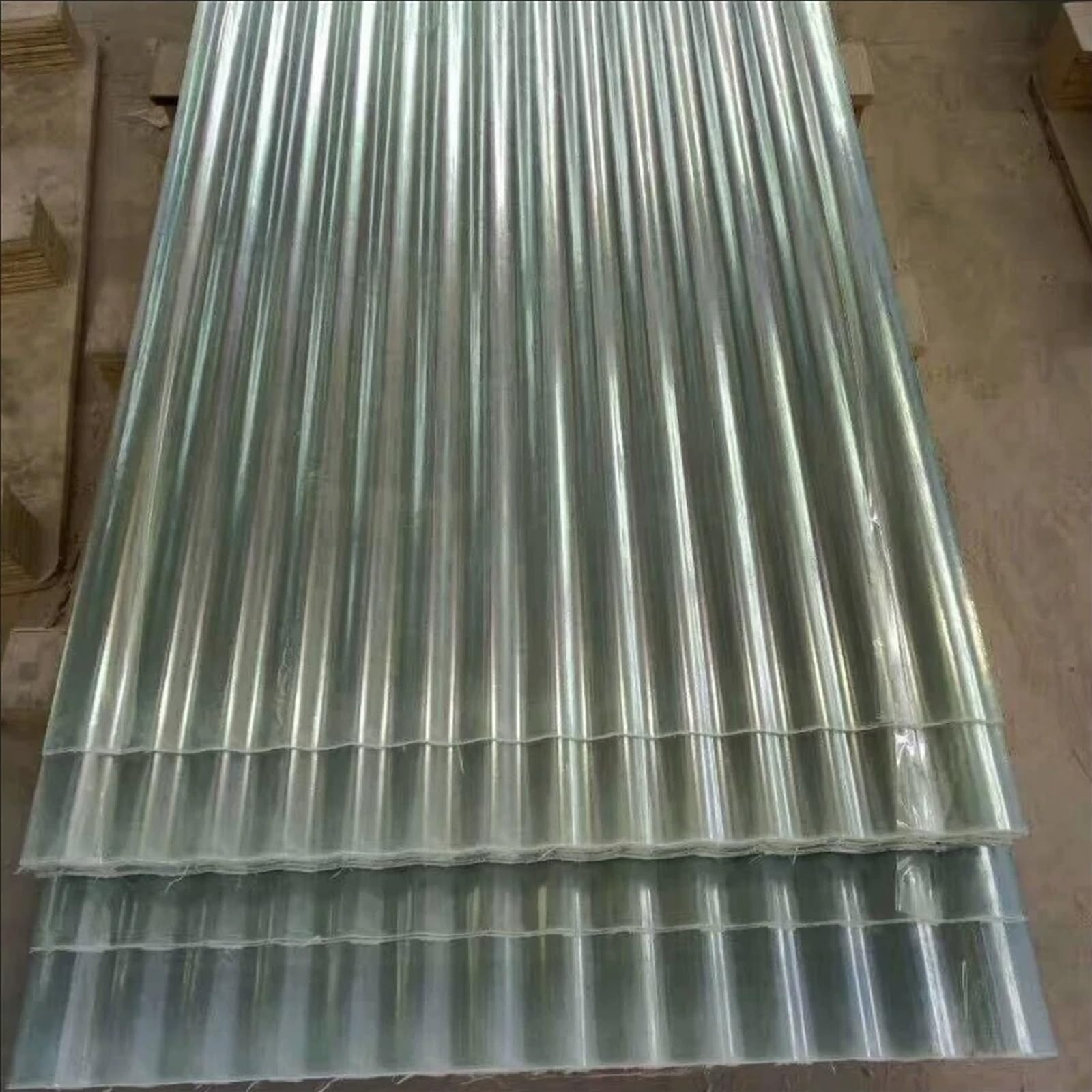 1.5mm Planchas Transparentes Tejados,2/4/6/9/10/12/16/20pcs Chapa Ondulada Para Invernaderos,Paneles Para Tejado Resistentes Al Impacto,Resistencia A Los Rayos Uv (0.9×0.9m,4pcs)