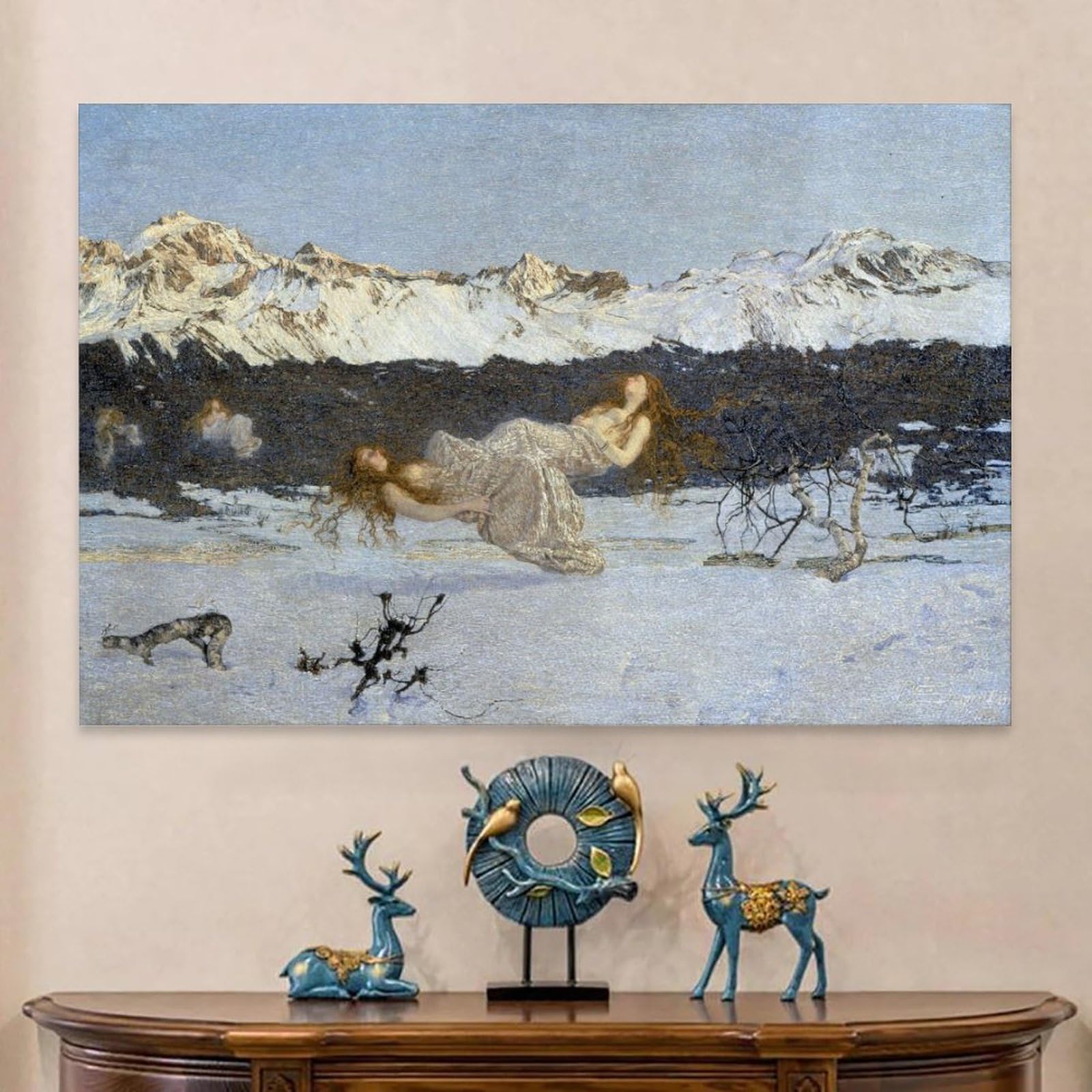 Amazon.co.jp: ジョヴァンニ・セガンティーニ 1891年作「欲望の罰