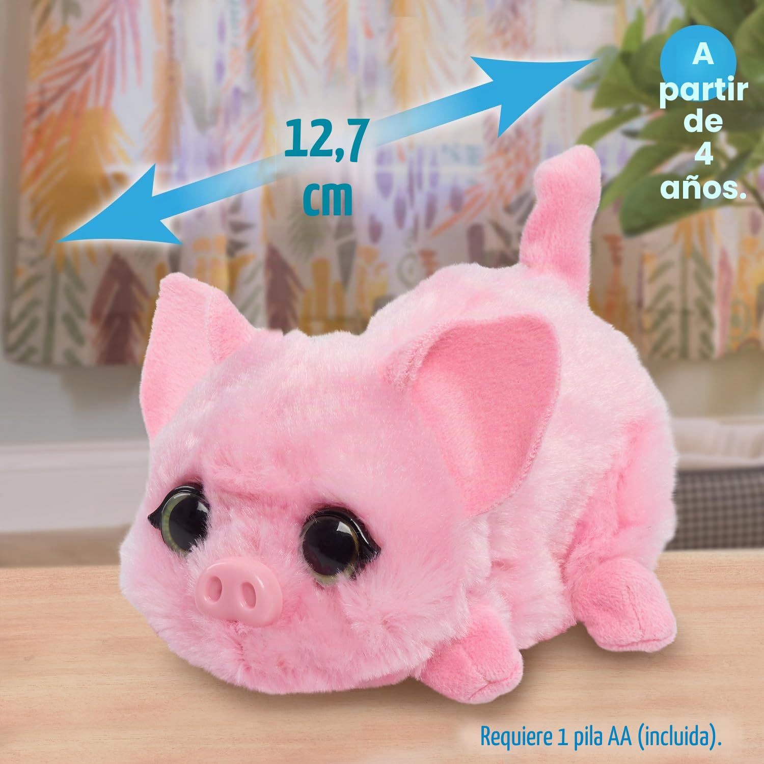 Cerdo De Peluche Eléctrico Que Camina, Juguete De Cerdito Con Boca Movil Vivido Y Divertido Animal De Peluche Interactivo Para Regalo De