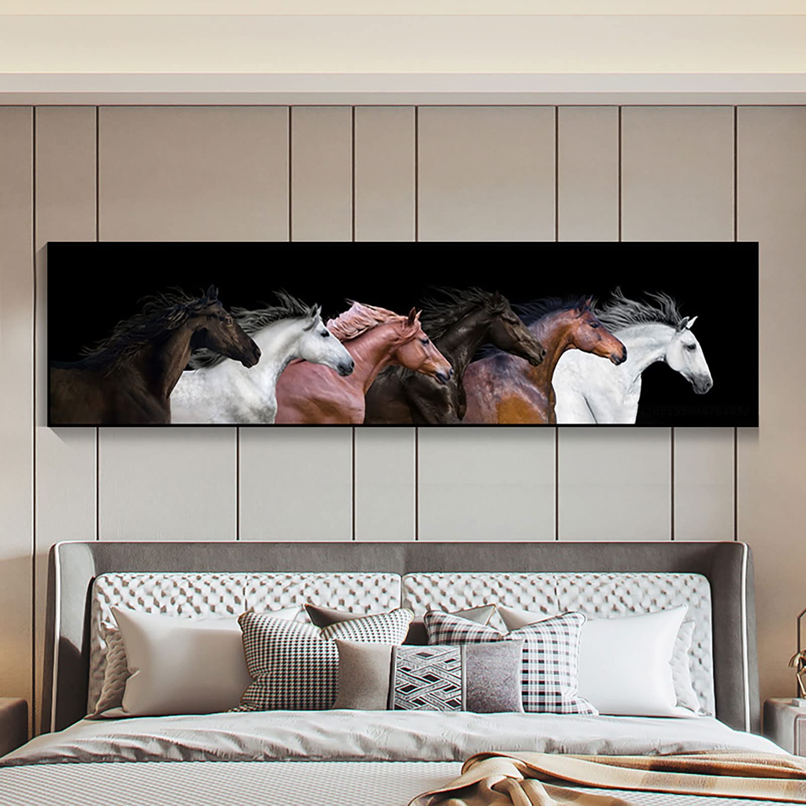 Instarry 5D Diamond Painting Mandria di Cavalli Decorazione per Casa e Pareti 240x60 cm