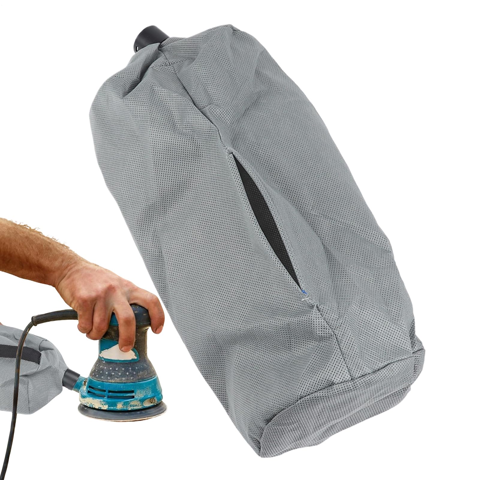 Wall Sander & Miter Saw Dust Collection Bag, 50x20cm Vacuum Attachment, Universal High-Efficiency Replacement Bag for Drywall Sanders, Heavy-Duty Workshop Dust Collector, Home Renovation & Painting