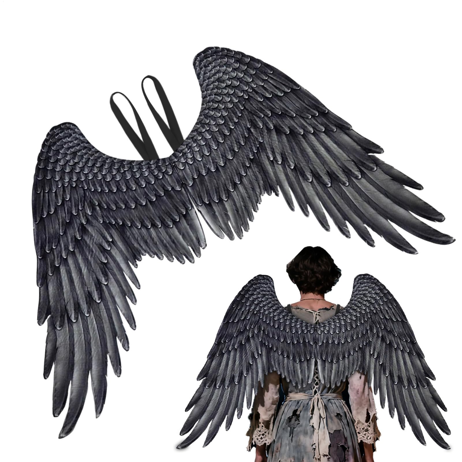 Knowlife Ailes d'Ange Pour Adultes Noël Grandes Ailes Accessoires