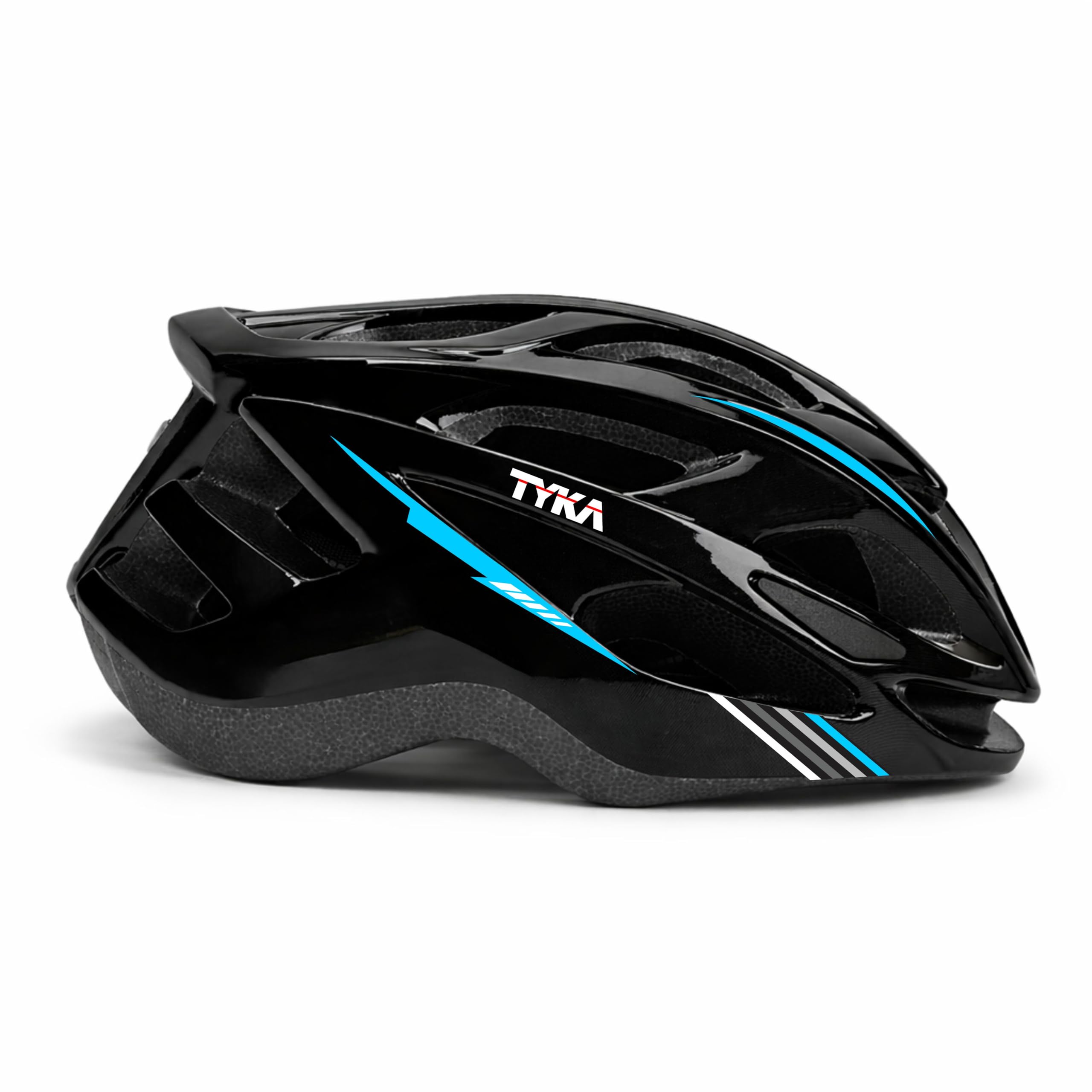 Tyka Cycle Helmet | Adjustable Protective Helmet for Cycling, Skating & Scootering | Lightweight Breathable Multi-Sport Helmet with Safety Padding for Boys & Girls (Navy, M)-image-48