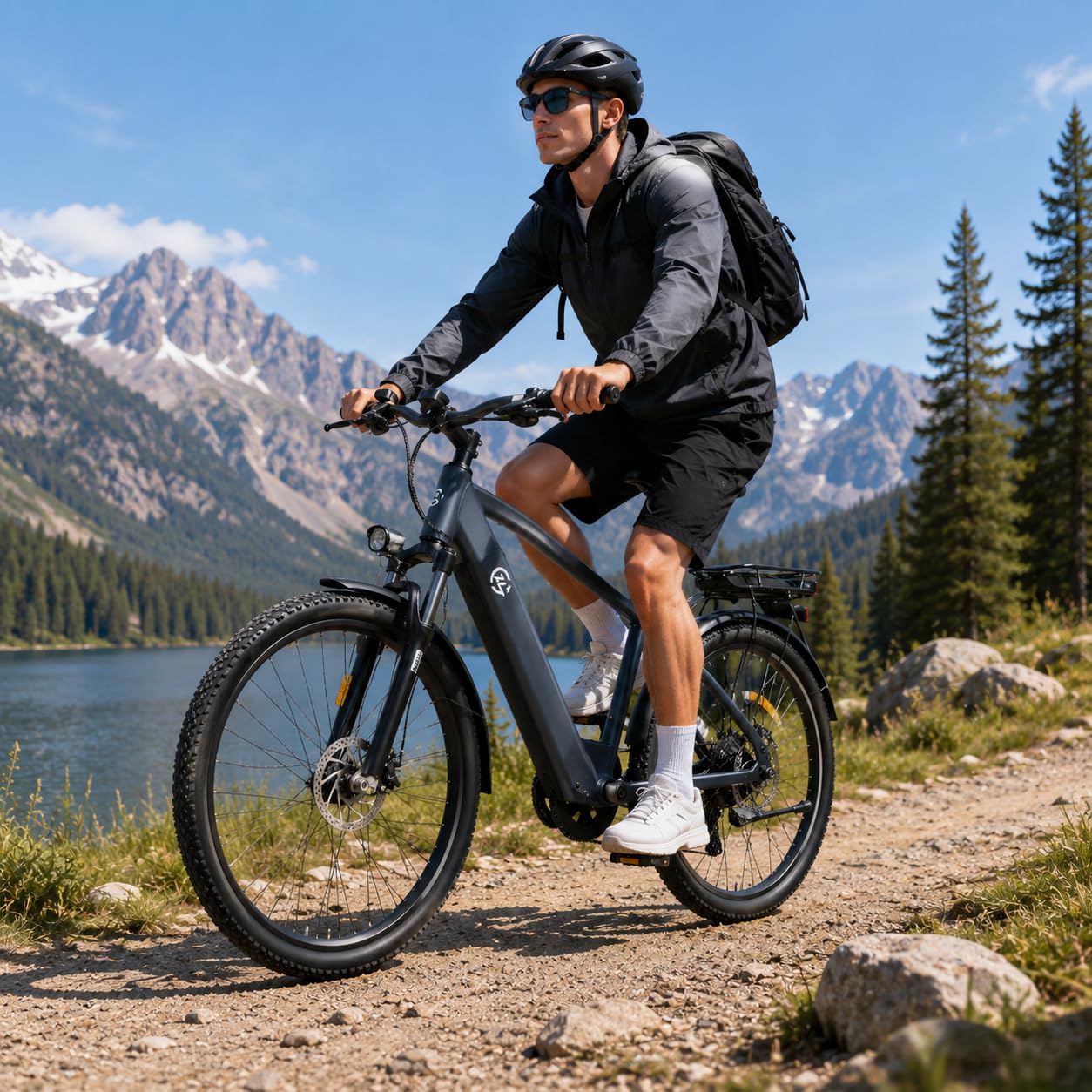SMARTRAVEL L26 - Bicicletta elettrica da 26", 250 W, 36 V, 10,4 Ah, 7 velocità, per uomo e donna