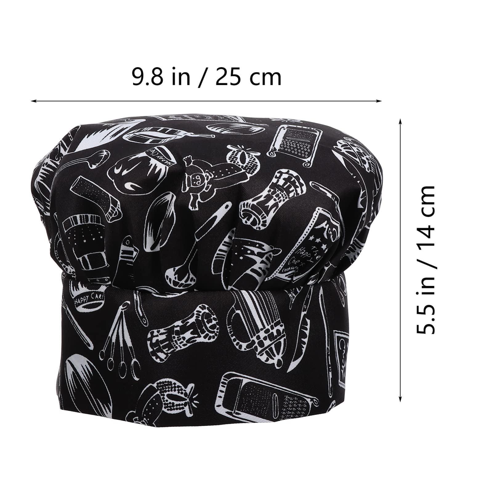 SOIMISS 6 Piezas Sombrero De Cocinero Gorras con Clase Gorra De Cocinero Gorra De Chef De Cocina Gorro De Cocinero Sombrero Alto De Cocinero Tapa De Cocina Parilla Algodón Antiguo