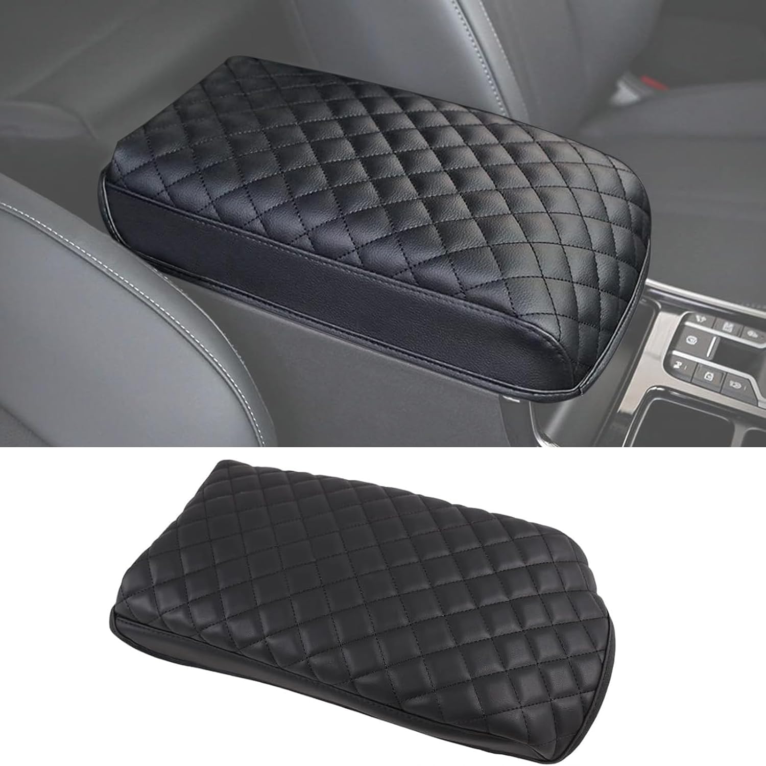 Center Console Cover Compatible with Kia Sorento 2026 2025 2024 2023-2021 Accessories, Waterproof Anti-Scratch Car Armrest Seat Box Protector Cover Cushion Lid Compatible with Kia Sorento Accessories