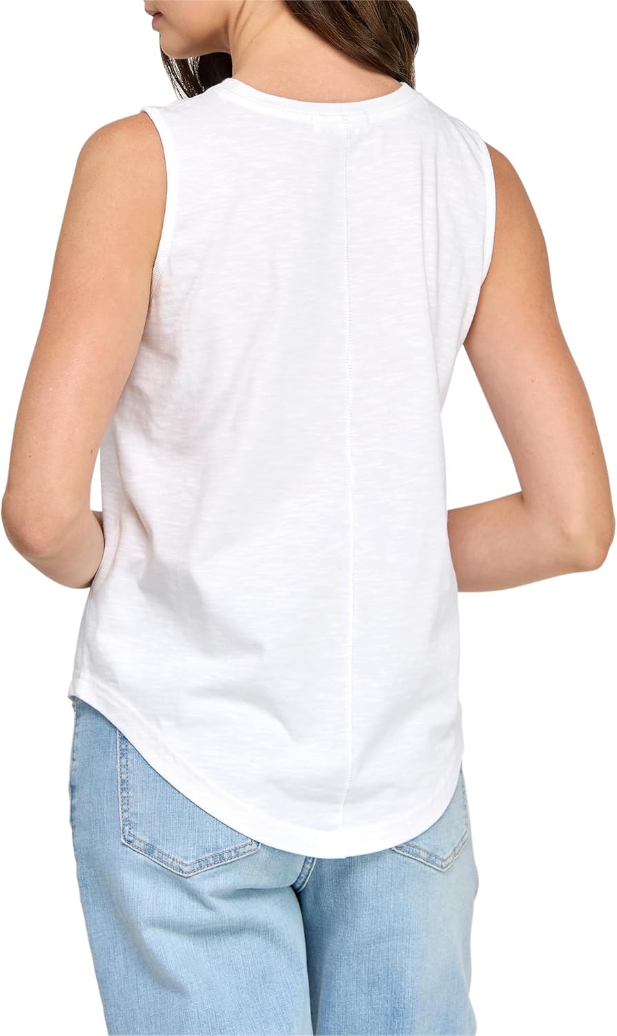 GREEN VOYAGE Women's GOTS Certified 100% Organic Cotton Slub Casual Loose Fit Sleeveless Tank Tops - Image 6