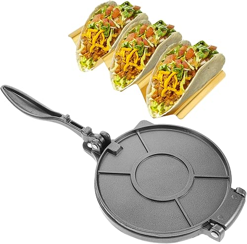 Miniatura 7 de Hemoton 1 herramienta multiusos para hacer albóndigas de harina, fabricante de tortillas, fabricante de tortillas, máquina de tortilla, prensa de