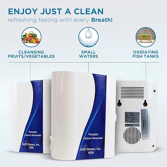 A2Z Aqua-8 Ozone Generator | 800 mg/h w/Oxygen Hookup | Reduce Bacteria