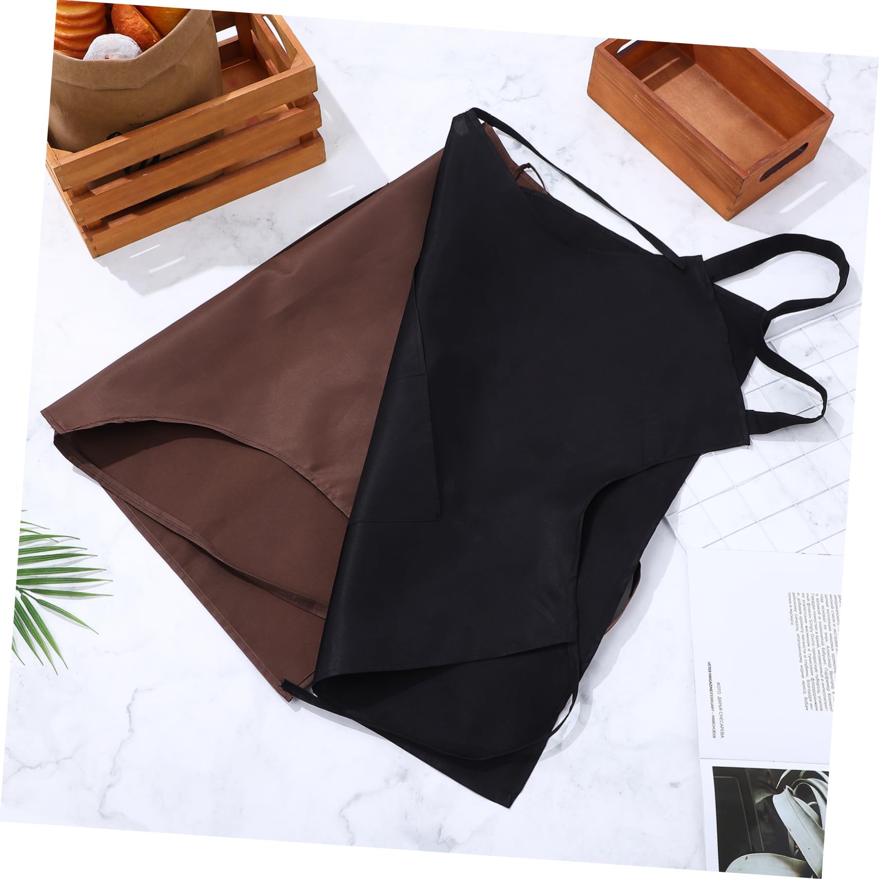 ERINGOGO 12 Piezas Delantales de Cocina Unisex con Bolsillo Frontal Protectores Ligeros para Adultos Aptos para Jardinería y Pintura