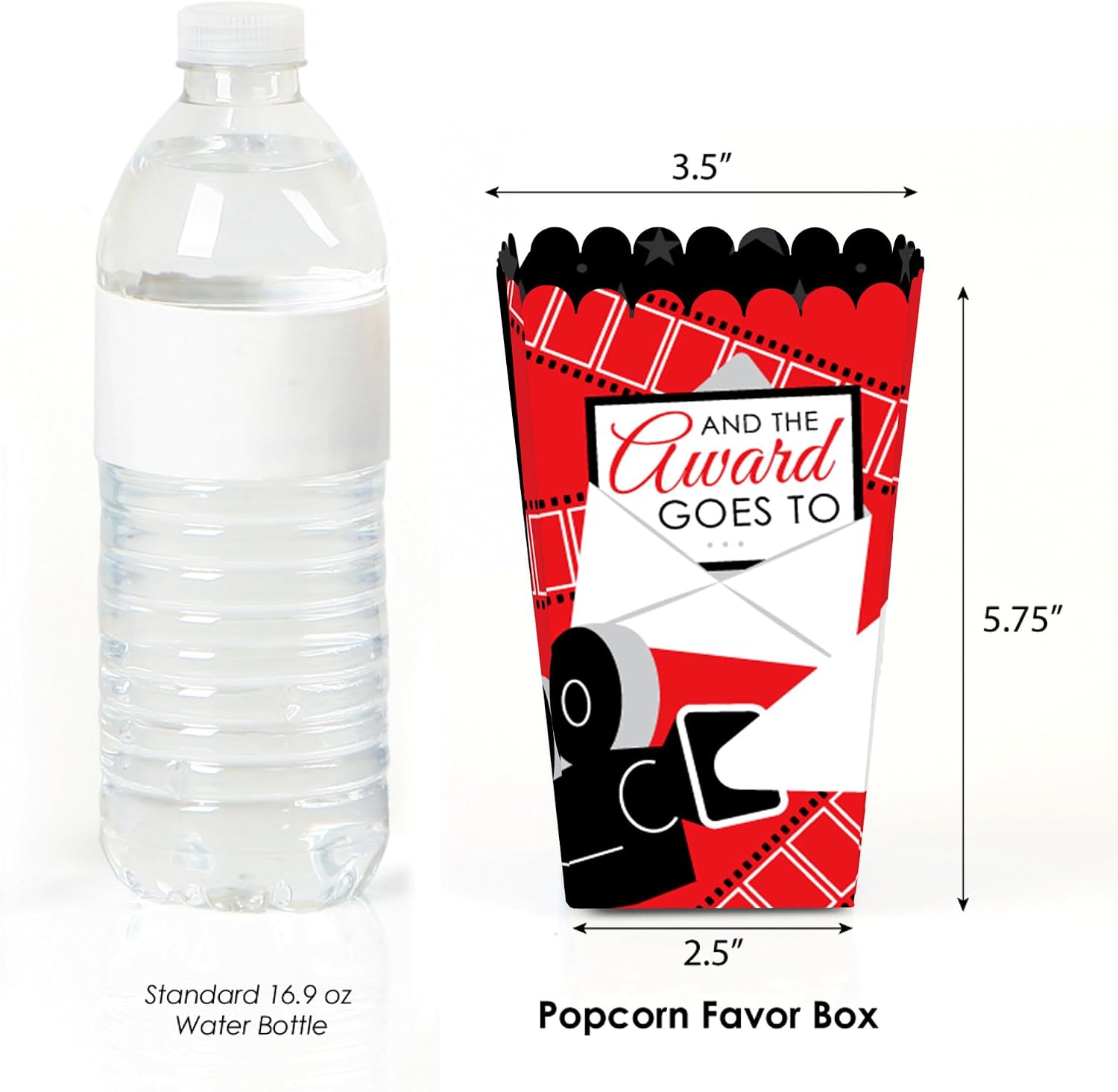 And the Award Goes To Popcorn Boxes - Movie Party Treat Boxes - 12 Ct