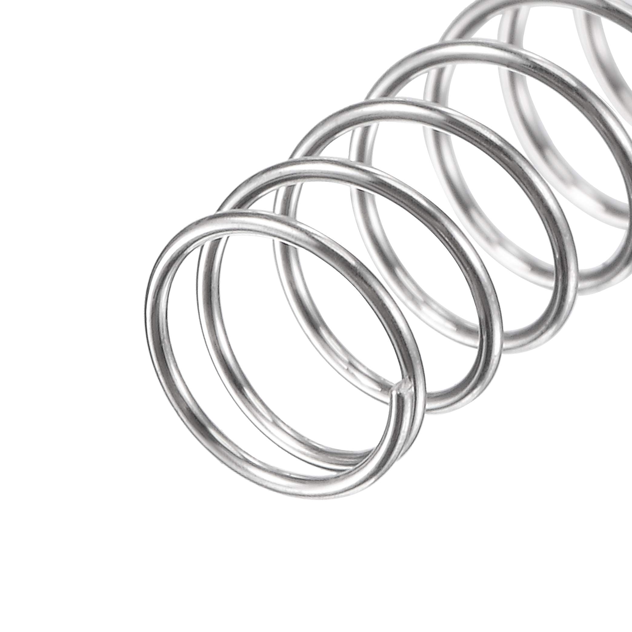 SOURCING MAP Ressort De Compression 0,3mm X 4mm X 5mm En Acier Inoxydable 304 20Pcs