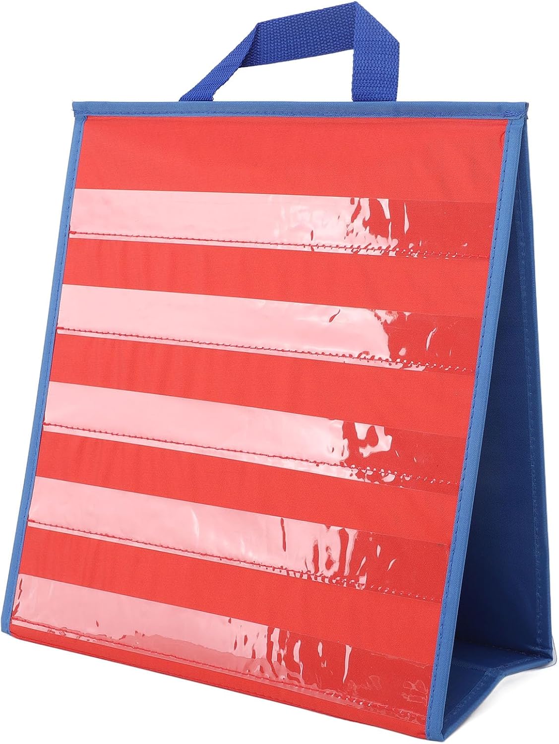 Amazon MOUMOUTEN 透明卓上教育ポケットチャート 折りたたみ式自立両面算数チャート オックスフォード布素材付き 幼稚園教室用