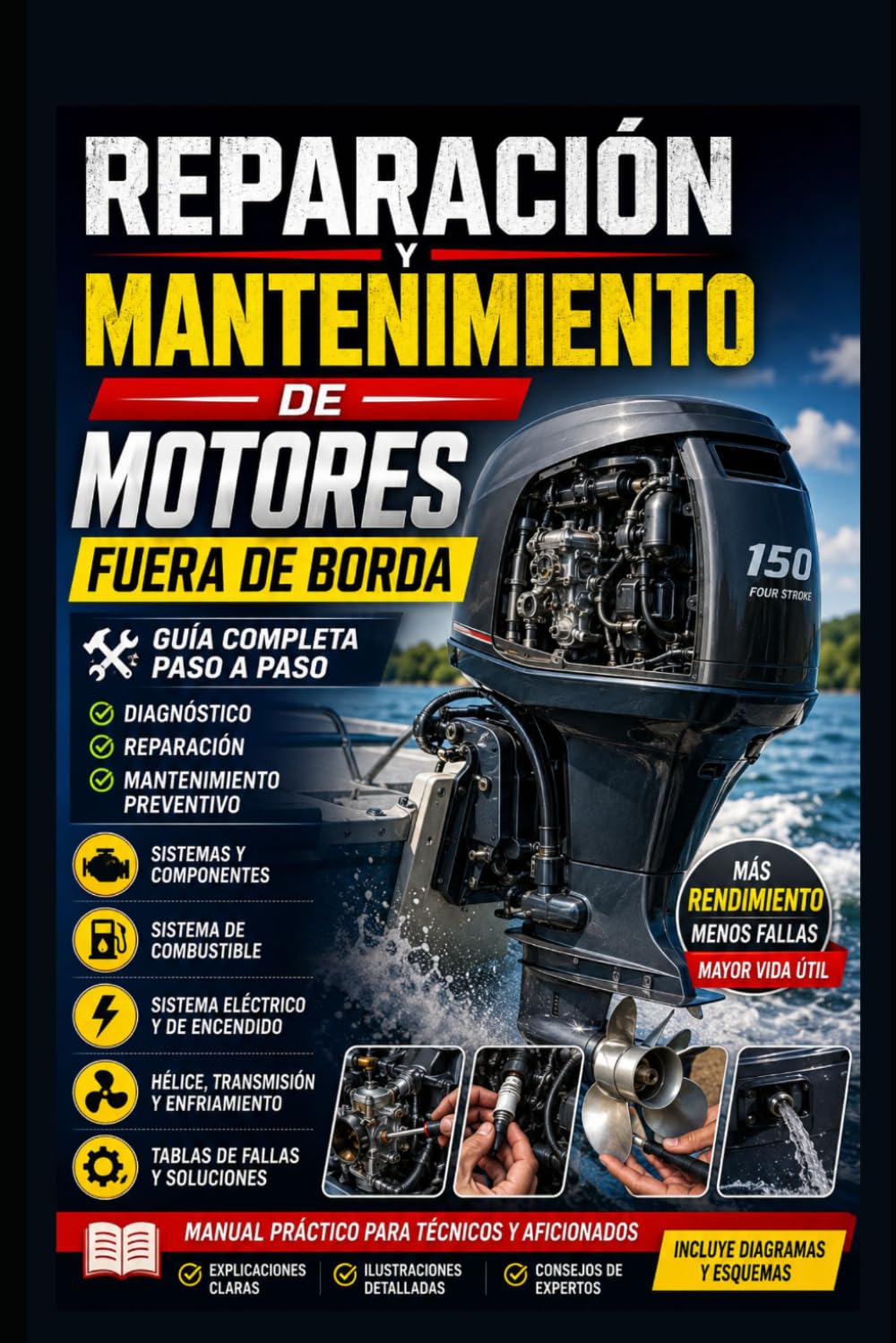Reparación y mantenimiento de motores fuera de borda