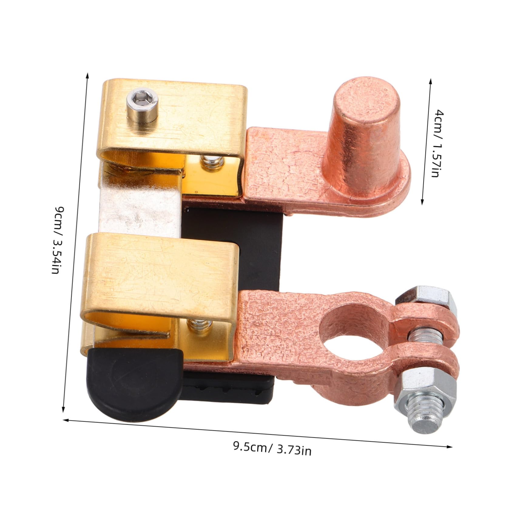 GANAZONO Battery Isolator Switch for Rv ATV Car Boat Horizontal Cutoff Switch with Leakproof Protection Easy Operation for Power Disconnect Circuit Control Durable Design