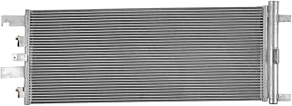 ALuminum AC Condenser For 2019-2021 Chevy Silverado 1500 LD GMC Sierra 1500 2.7L 3.0L 4.3L 5.3L 6.2L L4 L6 V6 V8 GAS FLEX DIESEL Condensers 2020 19 20 21