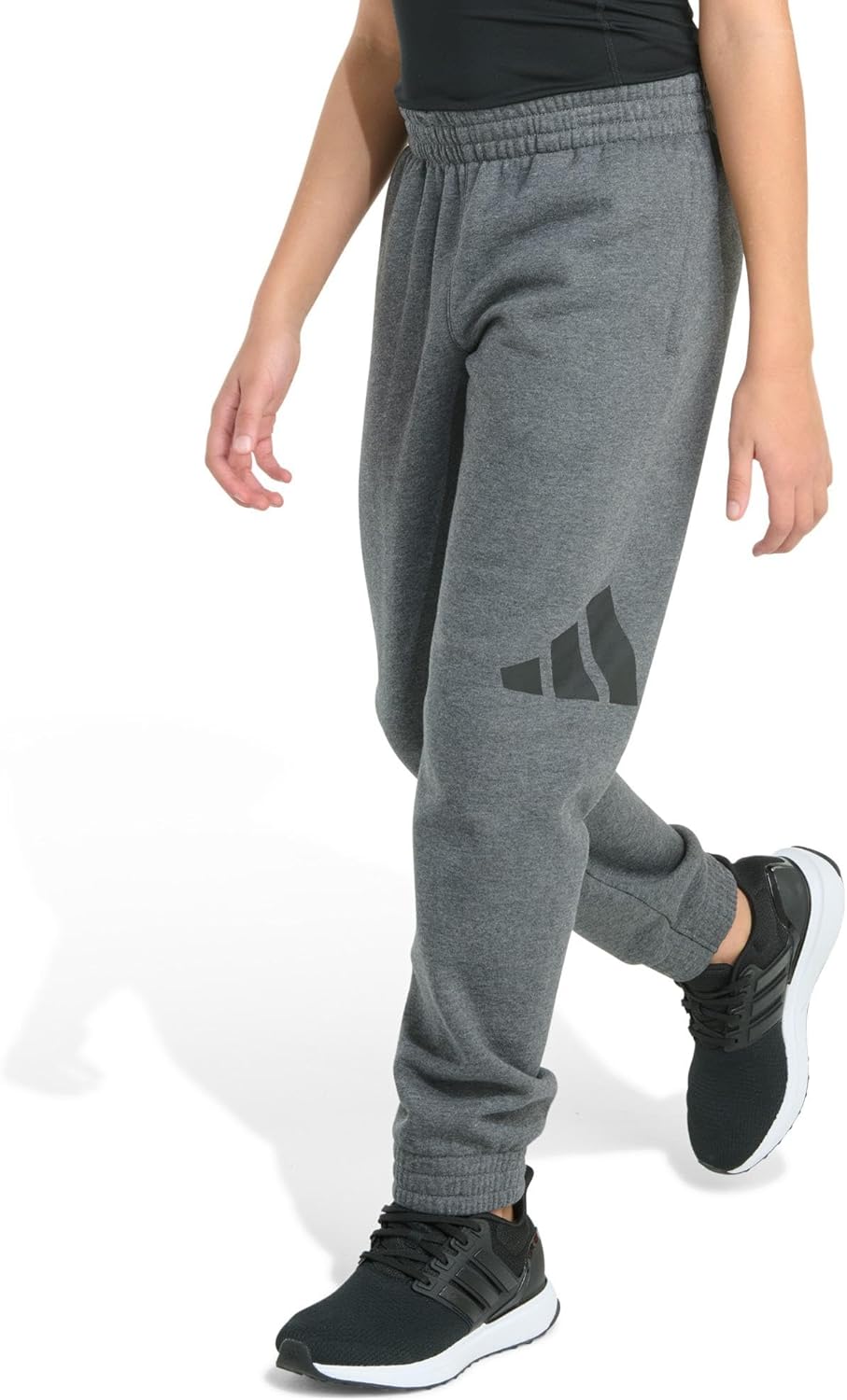 adidas Boys Fleece 3-Stripe Jogger - Image 3