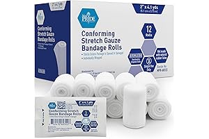 MED PRIDE Sterile Latex Free Gauze Bandages