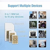 Vista 6 de EIOTCLUB Tarjeta SIM prepagada 5G/4G LTE - Compatible con redes nacionales para dispositivos IoT desbloqueados