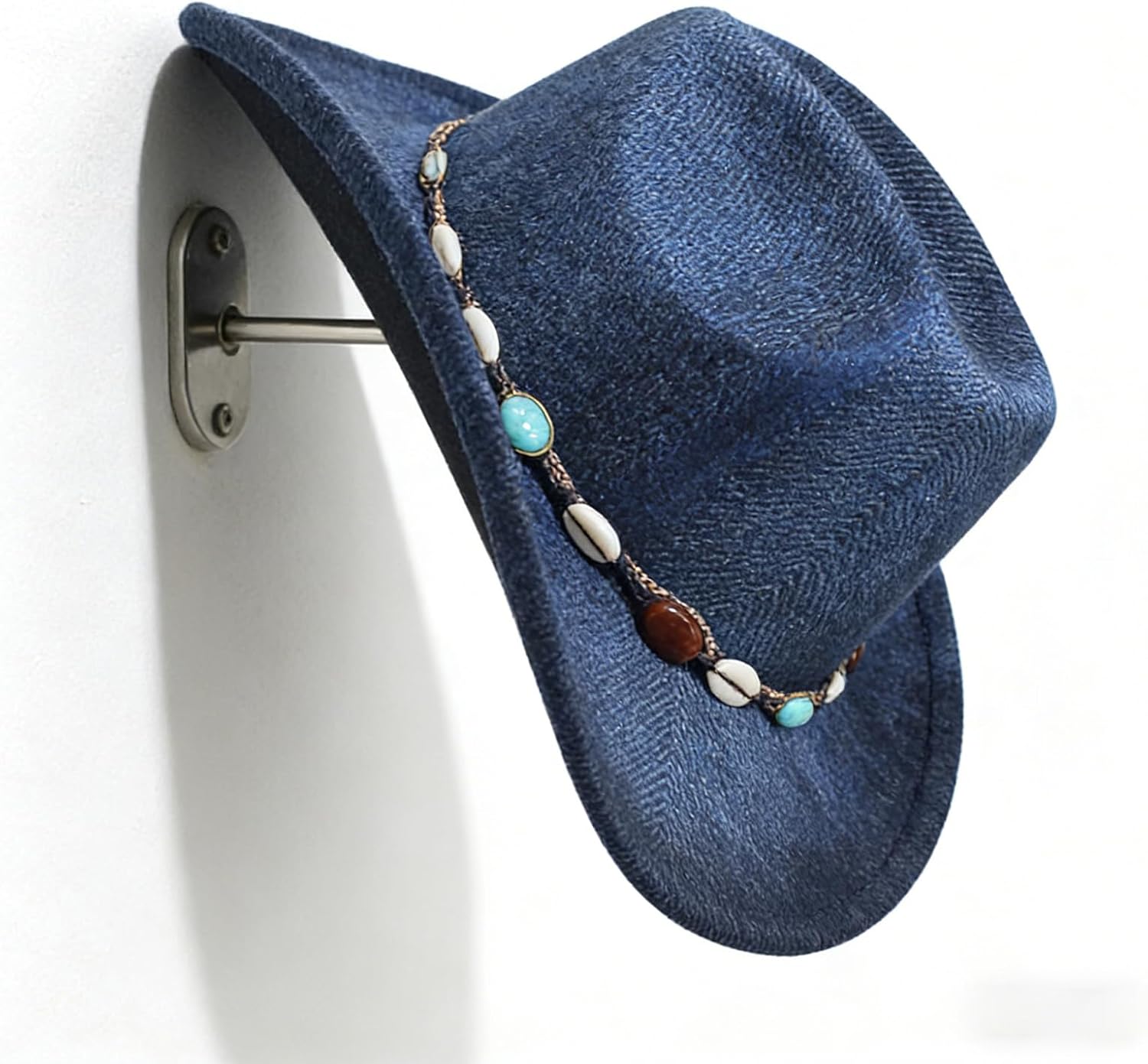 Denim Cowboy Hat Y2k Western Cowboy Hat for Women Men Washed Wide-Brimmed Cowgril Hats - Image 2