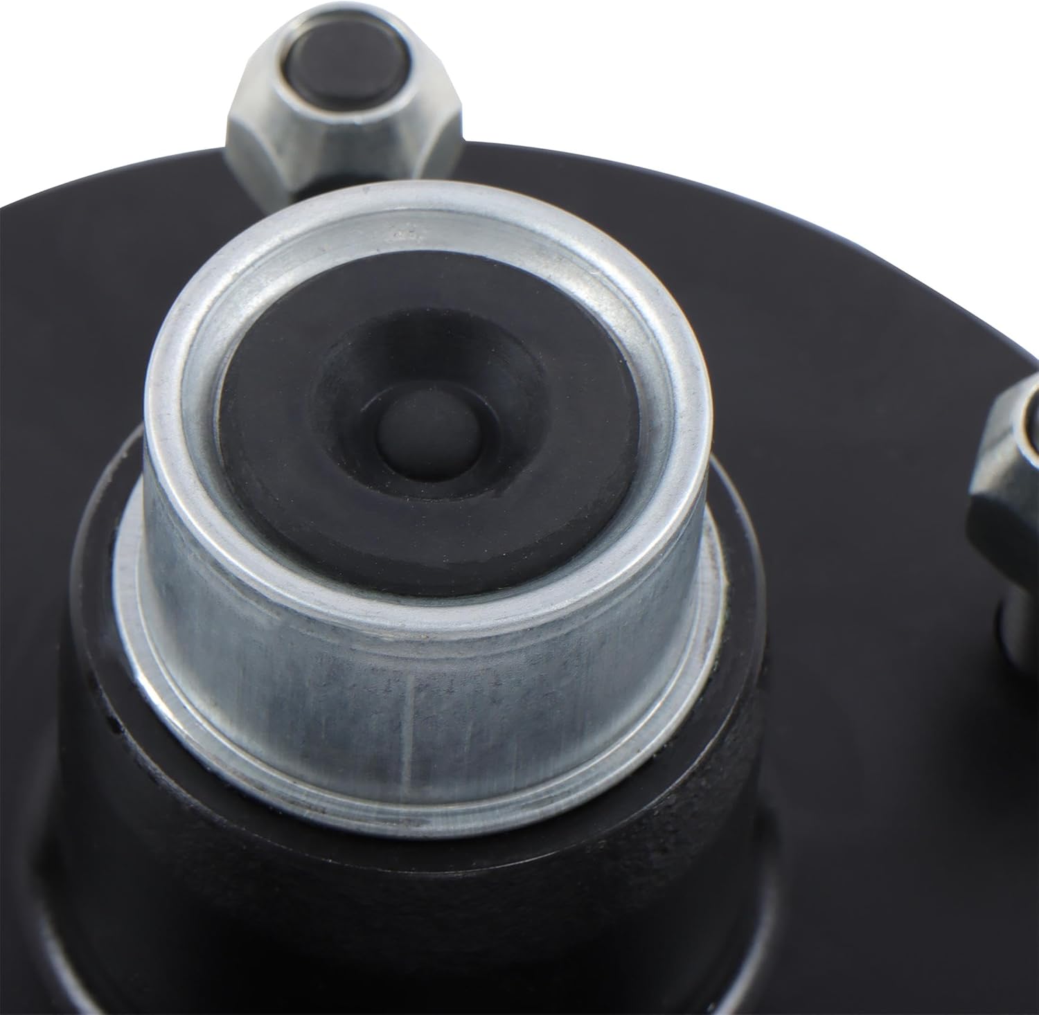 Pre-Assembled 5-Lug 5.5 Inch Trailer Hub and #84 Round Spindle for Stub End Unit Trailer Axle 3500Lb