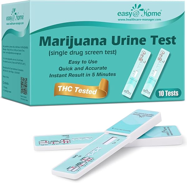 Easy@Home Cannabis THC Urine Test Kit 10 Pack
