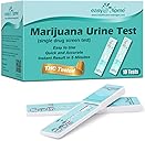 Easy@Home Marijuana Drug Test Kit for Urine - THC Tests for Home Use (10 Pack), Weed Detox Testing Kits with 50 ng/ml Cutoff Level, #EDTH-114