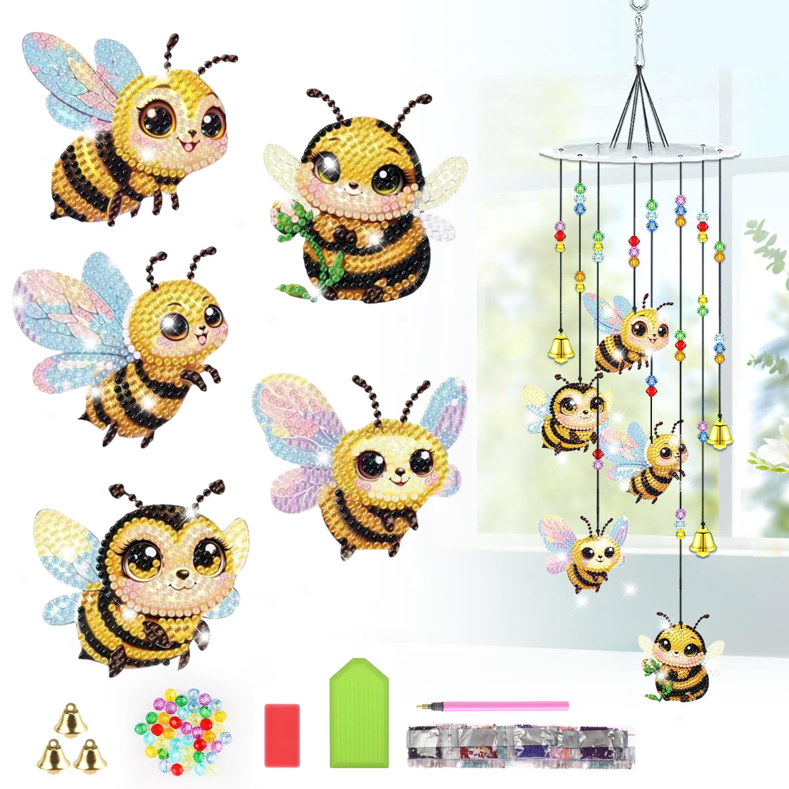 Diamond Painting Squelette Féerique – Kit Complet 5D, 30x40 Cm, Déco Halloween Ou Style Gothique