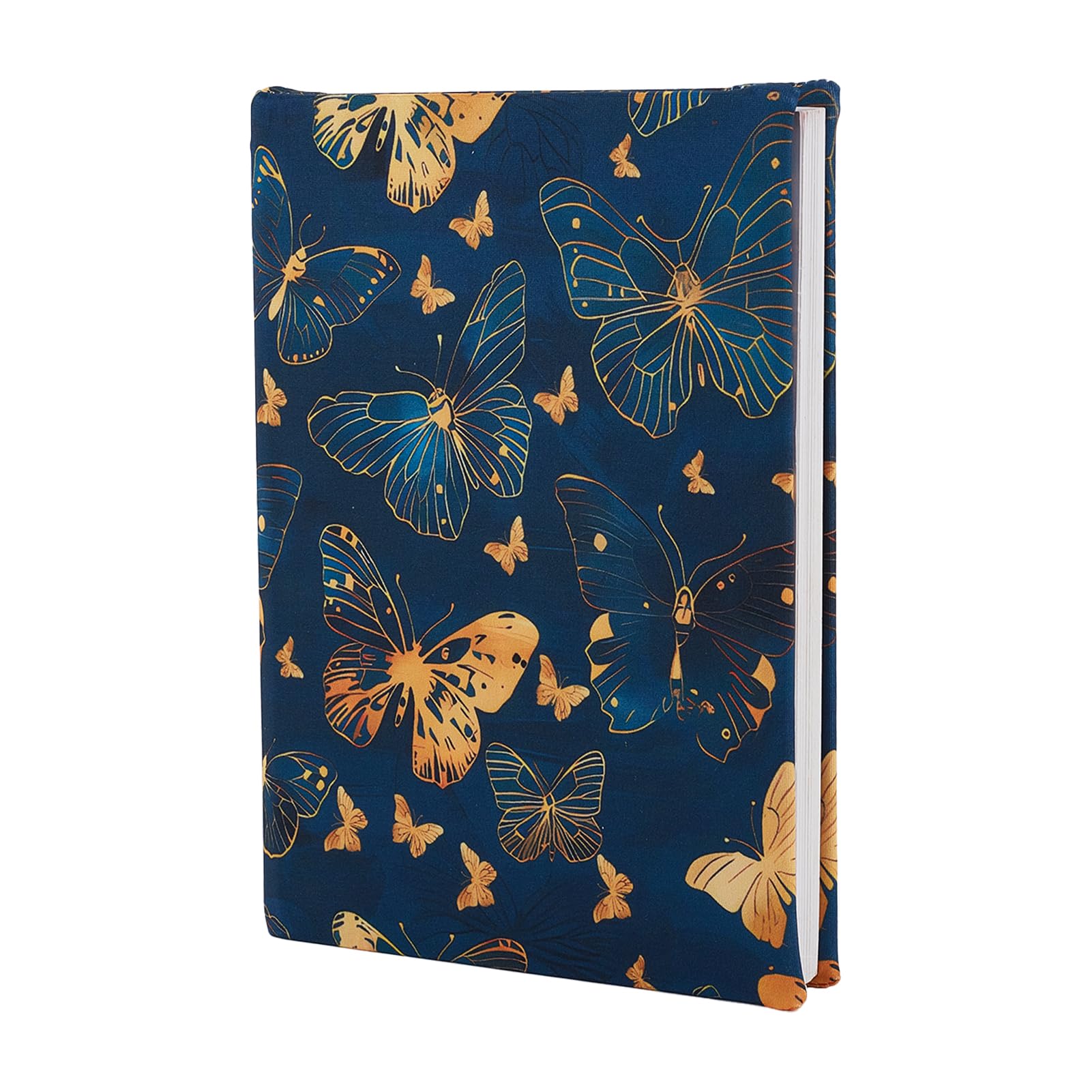 NICENEEDED Butterfly Stretchable Book Cover, Washable Book Protector, Elastic Notebook Wraps