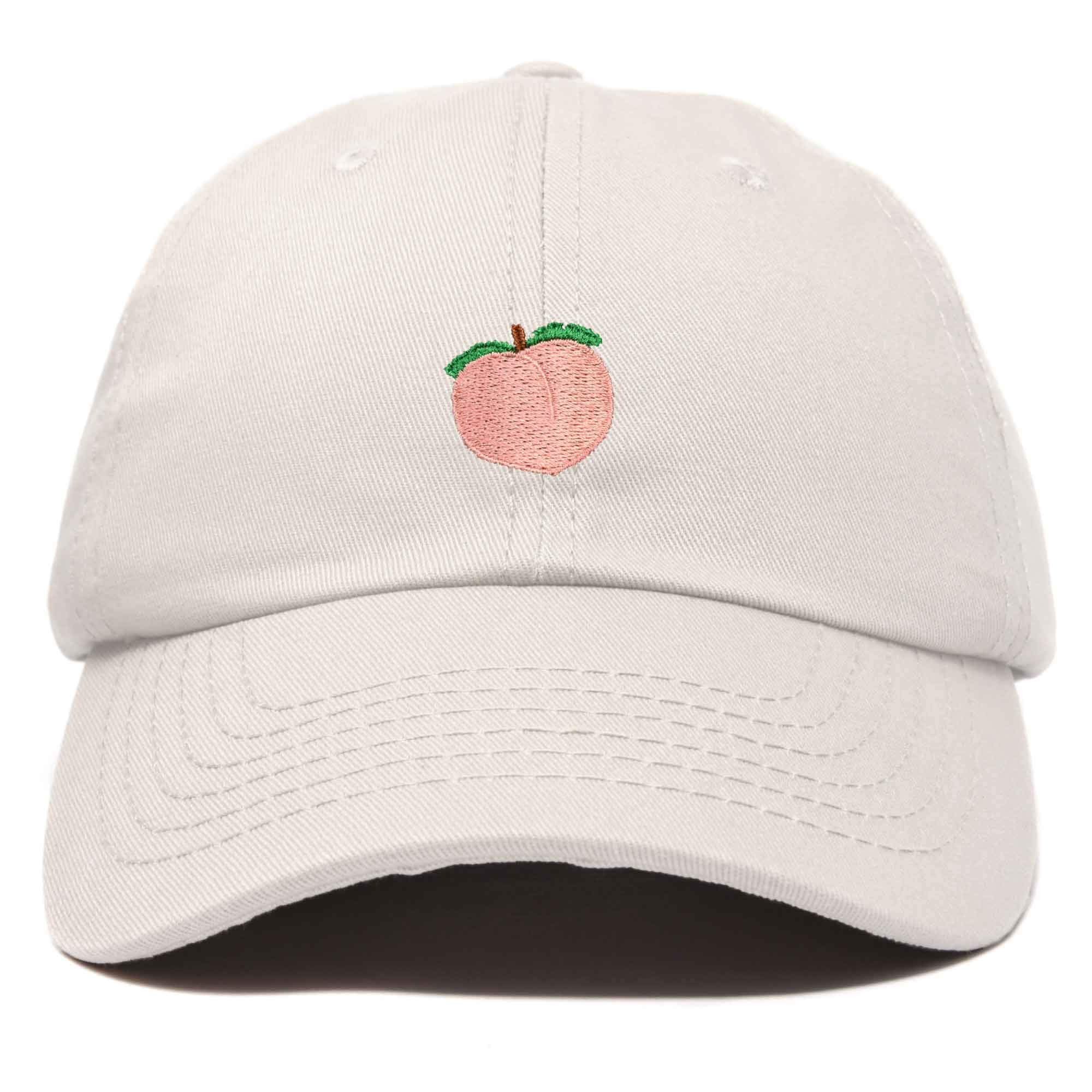 DALIXPeach Embroidered Dad Cap Cotton Baseball Hat Women