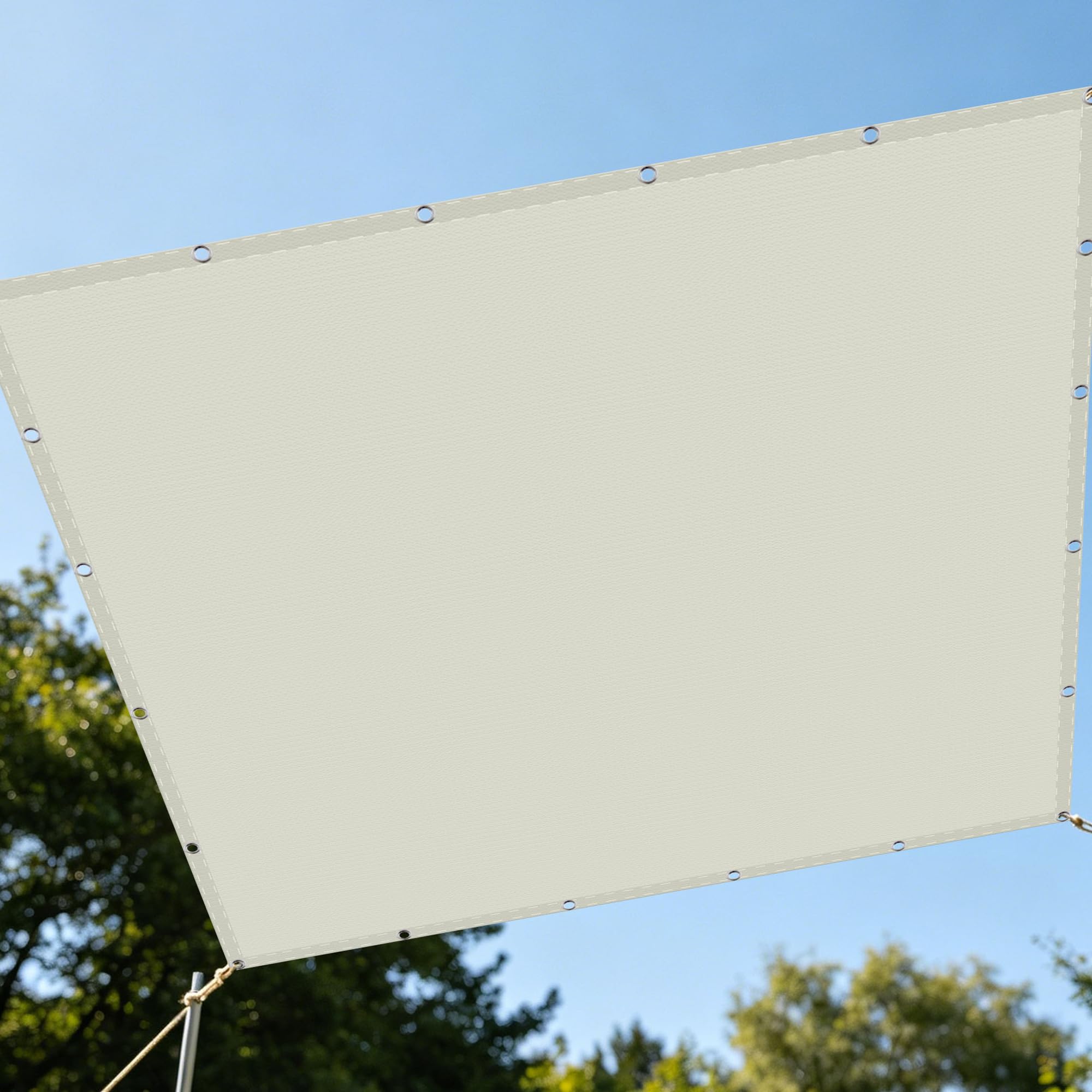 Voiles d'ombrage imperméables anti-déchirure 80x320cm pour protection extérieur