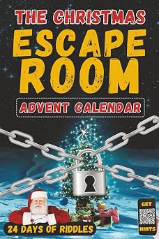 The Christmas Escape Room - Advent Calendar 24 Days of Riddles and Puzzles to save Christmas. An Escape Room in a Book - A Puzzle Each Day - Logic Games 2024
