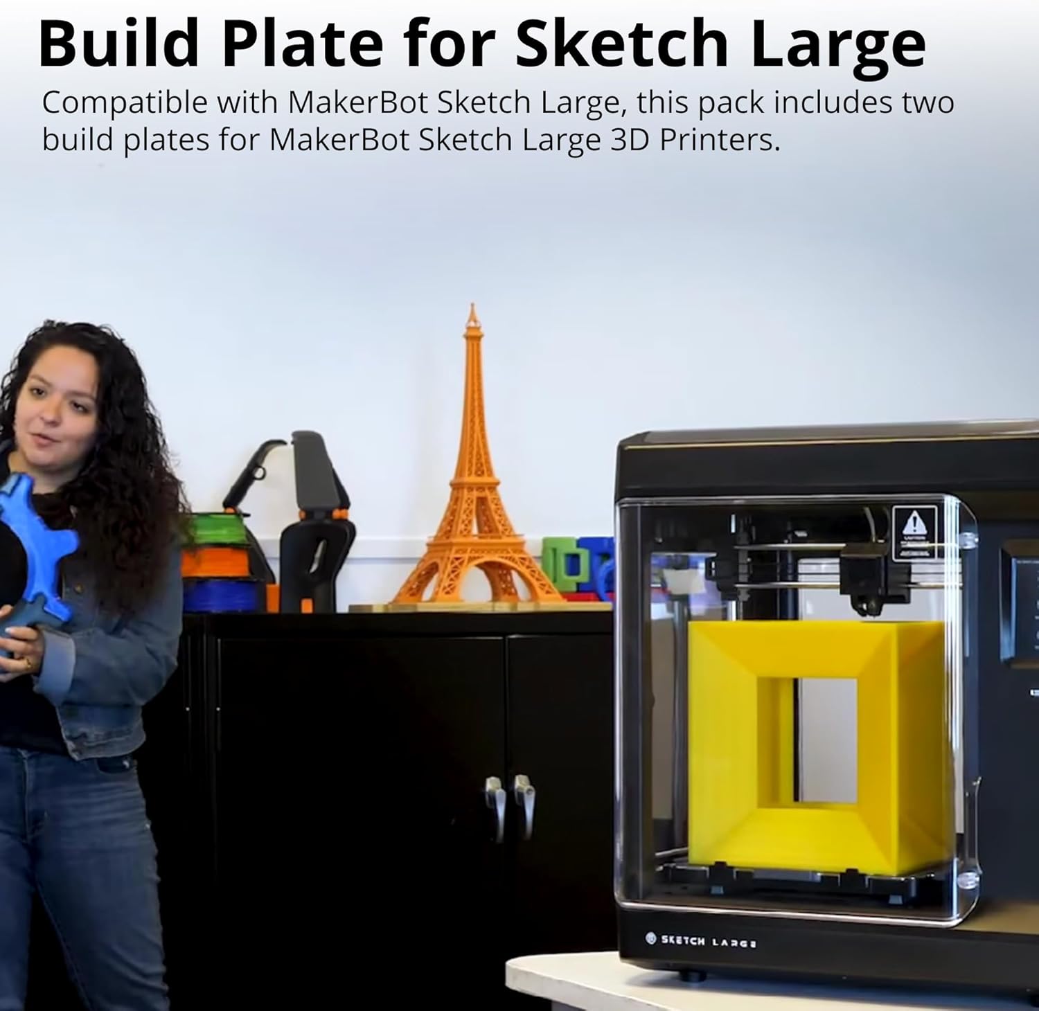 MakerBot 900-0120A Build Plate for MakerBot Sketch Large 3D Printers (2-Pack)