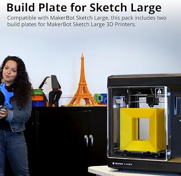 MakerBot 900-0120A Build Plate for MakerBot Sketch Large 3D Printers (2-Pack)