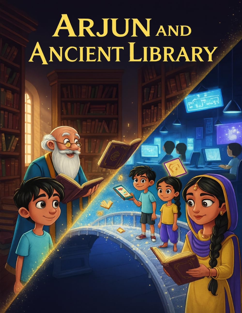 Arjun And The Ancient Library: A Story About the Magic of Books and the Joy of Sharing (The Adventures of Arjun)
