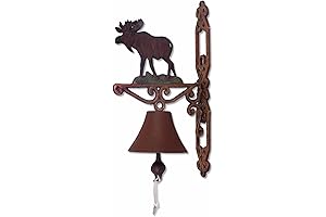 Sunset Vista Designs Wilderness Wonders Moose Bell, 14-Inch Tall