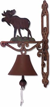 Sunset Vista Designs Wilderness Wonders Moose Bell, 14-Inch Tall