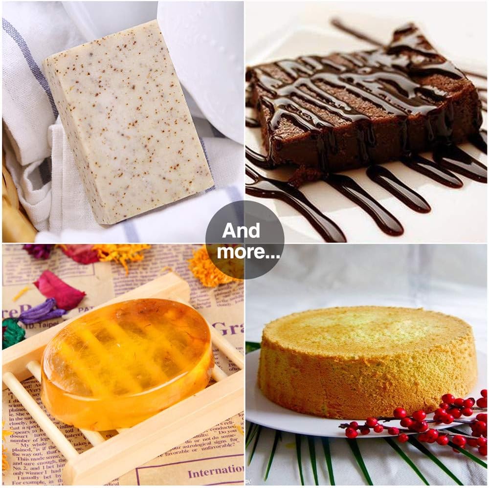 2 Pcs SJ Silicone Soap Molds, Rectangle & Oval, 6-Cavity Silicone Molds for Pudding, Muffin, Loaf, Brownie, Cornbread, and Cheesecake, Loaf Soap Molds, Nonstick & BPA free (Pink) : Arts, Crafts & Sewing