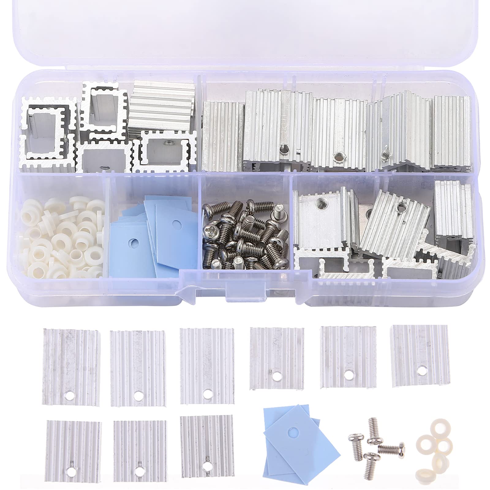 Kit Isolatori Ceramici Per Transistor TO-220 - 10 Pezzi Con Viti E Dadi - Foto 5