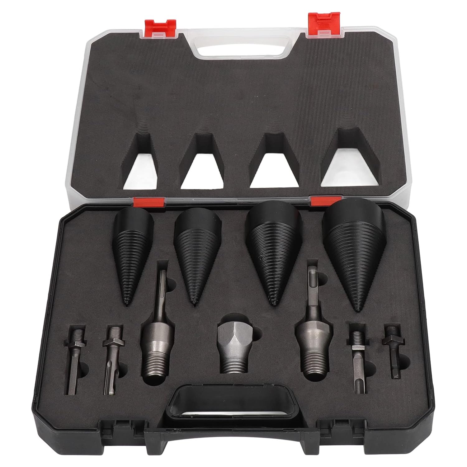 Wood Splitter Drill Bits, 11Pcs Detachable Wood Splitting Bits for